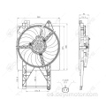 Motor del ventilador de refrigeración del radiador eléctrico de la nueva llegada de los BA